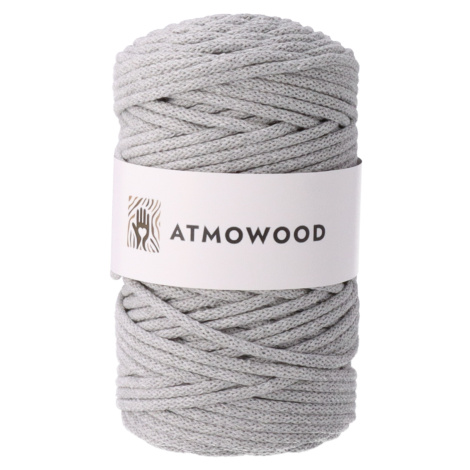 Atmowood příze 5 mm - šedá