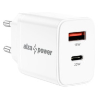 AlzaPower A101CA Fast Charge 20W bílá