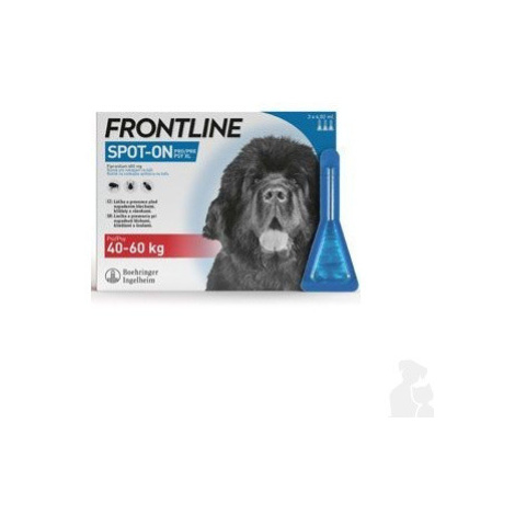 FRONTLINE SPOT ON pro psy XL (40-60kg) - 3x4,02ml 3+1 zdarma ( do vyprodání) Bioveta