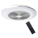 LED Stmívatelné stropní svítidlo s látorem ARIA LED/38W/230V stříbrná + DO