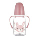 CANPOL BABIES Láhev s potiskem HAPPY ANIMALS 120 ml s úchyty