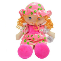 Látková panenka Simonka 40 cm - růžové