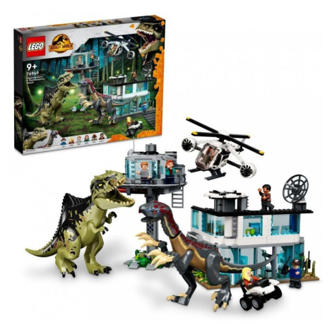 Lego® jurassic world 76949 útok giganotosaura a therizinosaura