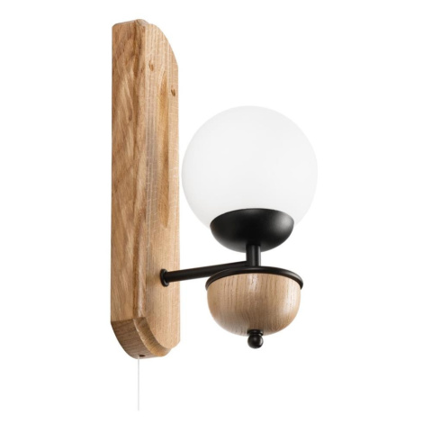 Brilagi - LED Nástěnné svítidlo COTTAGE 1xG9/40W/230V dub/bílá