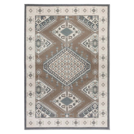 Hnědo-krémový koberec 160x235 cm Terrain – Hanse Home