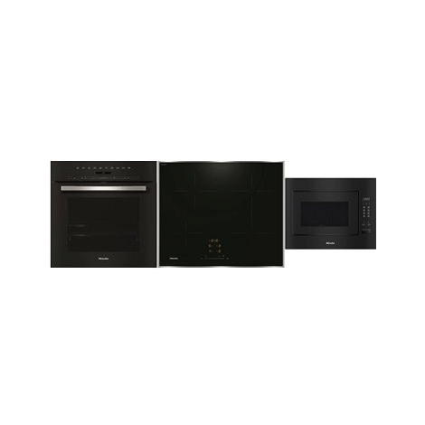 MIELE DGC 7151 Black Line + MIELE KM 7363 FR + MIELE M 2240 SC OBSW