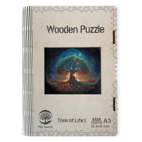 Dřevěné puzzle WOODEN strom života I. - 300 dílků
