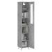 vidaXL Skříň highboard betonově šedá 34,5x34x180 cm kompozitní dřevo