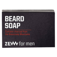 Zew For Men přírodní tuhé mýdlo na vousy (Contains Charcoal From the Bieszczady Mountains) 85 ml
