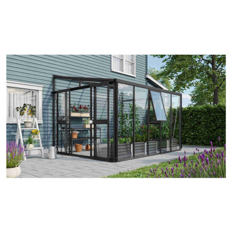 skleník VITAVIA ATHENA 8600 sklo 3 mm + PC 10 mm černý LG3834 Vitavia Garden