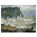 Malování podle čísel - PŘÍBOJ V ÉTRETAT (CLAUDE MONET) Rozměr: 40x50 cm, Rámování: vypnuté plátn