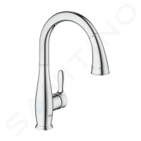 Grohe 30215001 - Dřezová baterie s výsuvnou sprškou, chrom