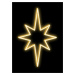 DecoLED LED světelná hvězda, závěsná, 100x150 cm, teple bílá