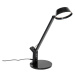 Stolní lampa černá s dotykem včetně LED s USB připojením - Edward