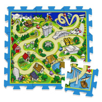 mamido Pěnové puzzle podložka závodní dráha 31x31