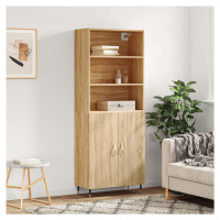 vidaXL Skříň highboard dub sonoma 69,5 x 34 x 180 cm kompozitní dřevo