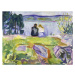 Obrazová reprodukce Springtime (Lovers by the shore), Munch, Edvard, 40 × 30 cm