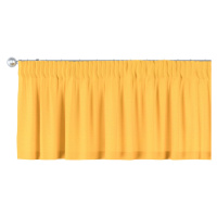 Dekoria Lambrekin na řasící pásce, slunečně žlutá, 390 x 40 cm, Loneta, 133-40