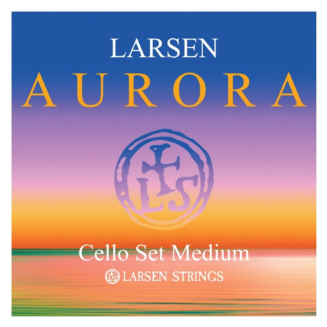 Larsen AURORA set - Struny na violoncello - sada DYBERG LARSEN