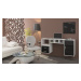 ArtCross Závěsný PC stolek Hanger Barva: dub burgund/bílá lesk