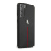 Ferrari FEOSIHCS21MBK hard silikonové pouzdro Samsung Galaxy S21 PLUS 5G black Off Track Leather