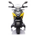 Mamido Dětská elektrická motorka Honda NC750X žlutá