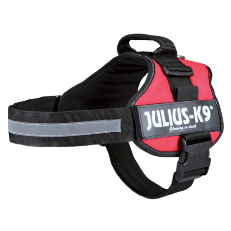 Postroj JULIUS-K9® Power – červený - Vel. 2: 71 - 96 cm obvod hrudníku