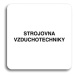 Accept Piktogram "strojovna vzduchotechniky II" (80 × 80 mm) (bílá tabulka - černý tisk bez ráme