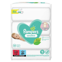 Pampers Sensitive dětské čisticí ubrousky 4 x 80 ks