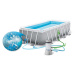 Intex Stojanový zahradní bazén 400 x 200 x 122 cm 18in1 INTEX 26790 + bublinkový stroj ZDARMA