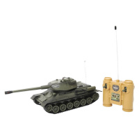 KIK RC tank T-80 No.9995 s dobíjecím packem USB+adaptér 2,4 GHz písková RTR 1:32