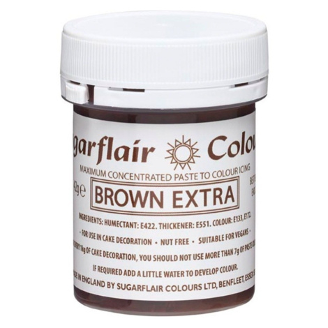 Sugarflair gelová barva - extra hnědá - Brown extra 42g