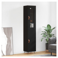 vidaXL Skříň highboard černá 34,5 x 34 x 180 cm kompozitní dřevo