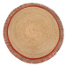 Flair Rugs koberce Kusový koberec Kahana Terracotta kruh - 180x180 (průměr) kruh cm