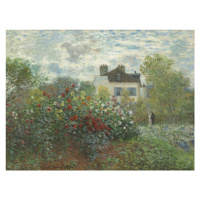 Obrazová reprodukce The Artist's Garden in Argenteuil (1873), Claude Monet, 40 × 30 cm