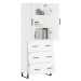 vidaXL Skříň highboard bílá 69,5 x 34 x 180 cm kompozitní dřevo