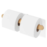 Nástěnný držák na toaletní papír z dubového dřeva Wireworks Yoku