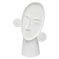 KARE Design Porcelánová váza Curly Head 29cm
