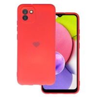 Vennus Valentýnské pouzdro Heart pro Samsung Galaxy A03 - červené