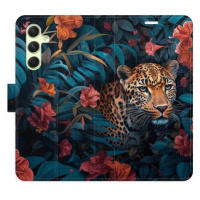 iSaprio Flip pouzdro Flower Jaguar 02 pro Samsung Galaxy A54 5G