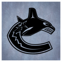 Hokejové logo na zeď - Vancouver Canucks