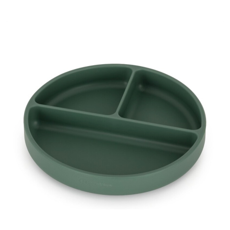 PETITE&MARS - Talířek silikonový dělící kulatý Take&Match Misty Green 6m+