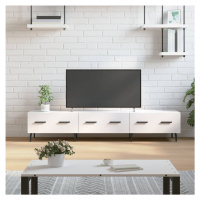 vidaXL TV skříňka bílá s vysokým leskem 150x36x30 cm kompozitní dřevo