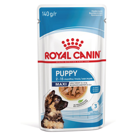 Royal Canin Maxi Puppy v omáčce - 40 x 140 g