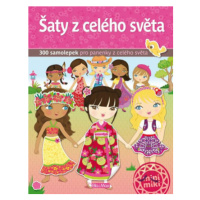 Šaty z celého světa - kniha samolepek - Julie Camel