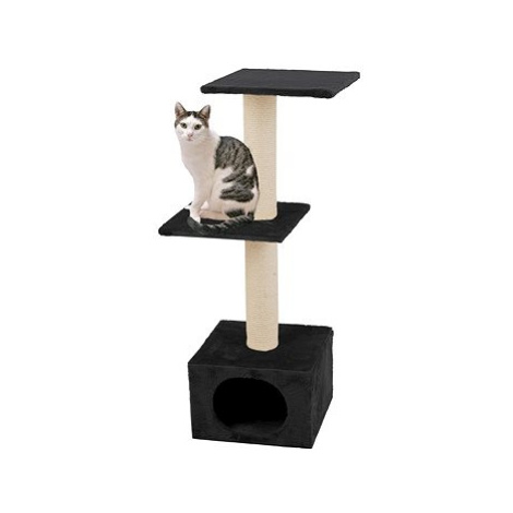 Karlie Škrabadlo pro kočky černé 35 × 35 × 103 cm