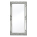 Nástěnné zrcadlo barokní styl 100x50 cm stříbrné