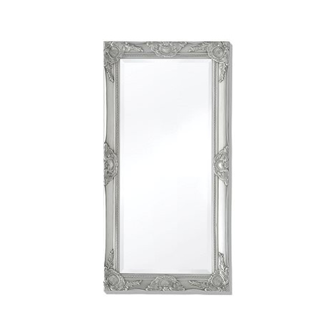 Nástěnné zrcadlo barokní styl 100x50 cm stříbrné SHUMEE