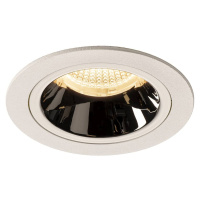 SLV BIG WHITE NUMINOS DL M vnitřní LED zápustné stropní svítidlo bílá/chrom 3000 K 20° včetně li