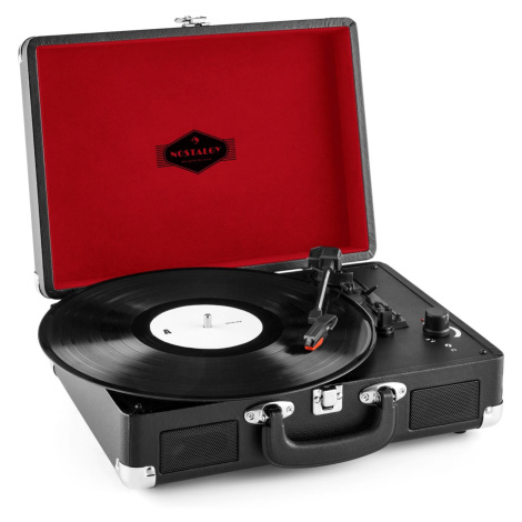 Auna Peggy Sue, retro gramofon, LP, USB, černý